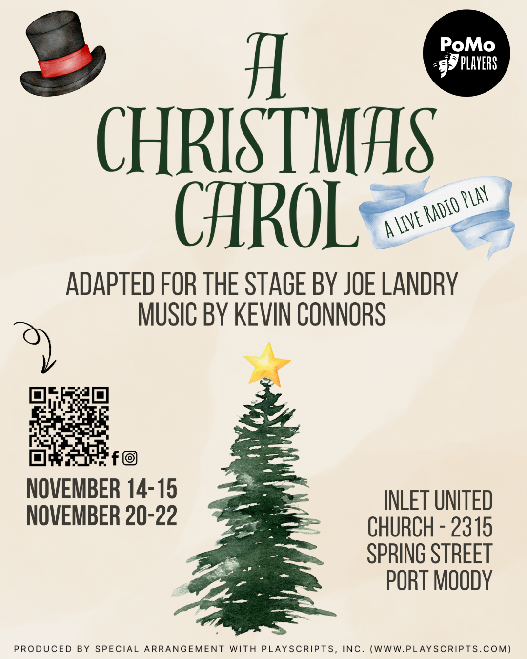 A Christmas Carol: A Live Radio Play Poster